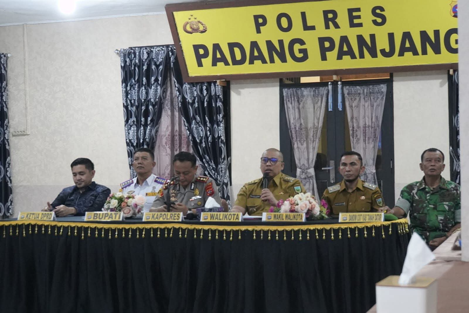 Rapat Pemko dan polres bahas OPS ketupat lebaran